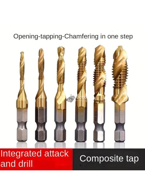 Kombinált Gépi Menetfúró Készlet