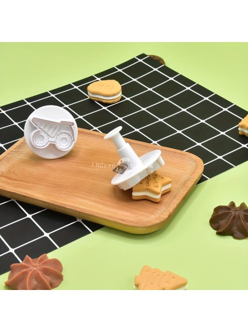 Földmunkagépek Süteményformák 4db