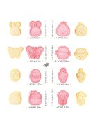 8db Húsvéti Kekszmintázó, Süteményforma