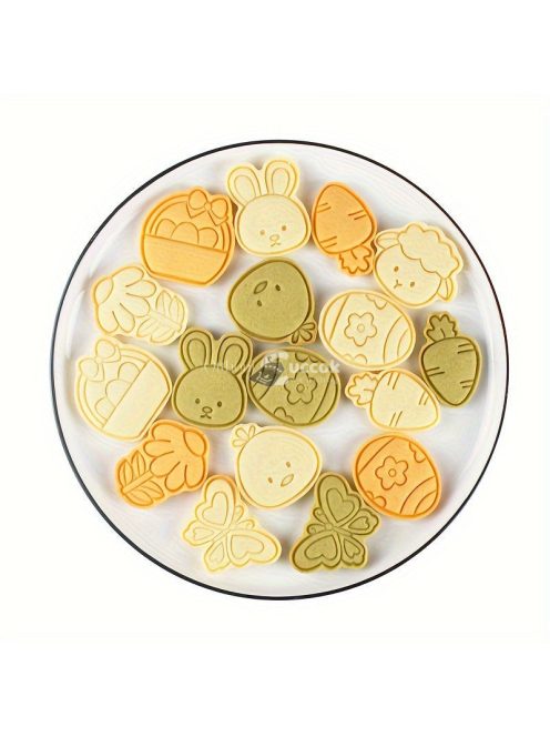 8db Húsvéti Kekszmintázó, Süteményforma