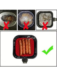 Lyukacsos Air Fryer Sütőlap, Tapadásmentes