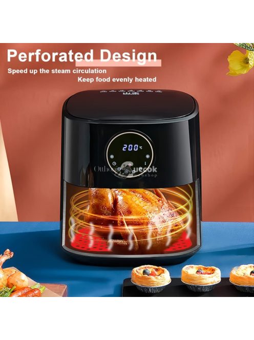 Lyukacsos Air Fryer Sütőlap, Tapadásmentes