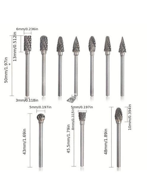 Profilmaró, Sorjamaró Készlet 10db