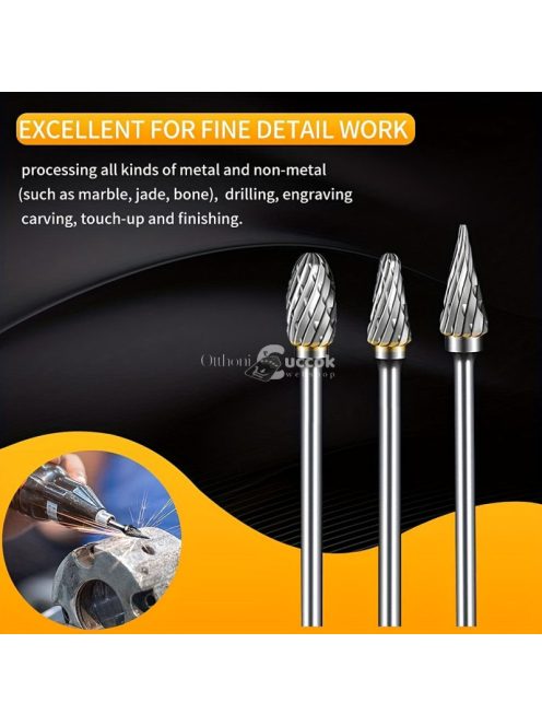 10db Volfrámkarbid Profilmaró Készlet