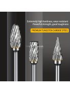 10db Volfrámkarbid Profilmaró Készlet