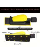 Kézi csiszolószerszám famegmunkáláshoz, 70mm