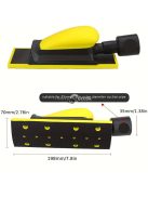 Kézi csiszolószerszám famegmunkáláshoz, 70mm