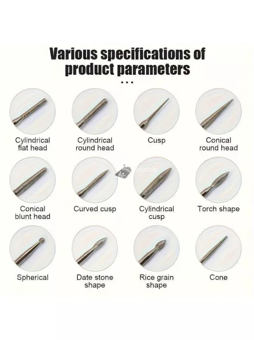 30db Gyémántfejű Csiszoló Gravírozógéphez