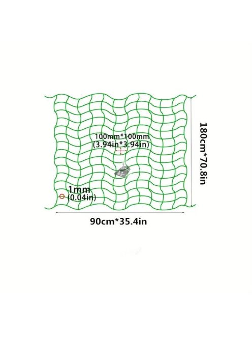 Műanyag Kerítésháló, Uborkaháló 179,83 x 89,92 cm