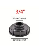 IBC Tartály Leeresztő Adapter Kerti Öntöző Csatlakozóval