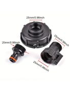 IBC Tartály Leeresztő Adapter Kerti Öntöző Csatlakozóval