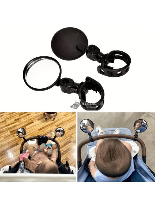 2db Babakocsi Visszapillantó Tükör