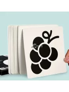 Fekete-fehér Kontraszt Kártyák 0-3 Hónapos Korig