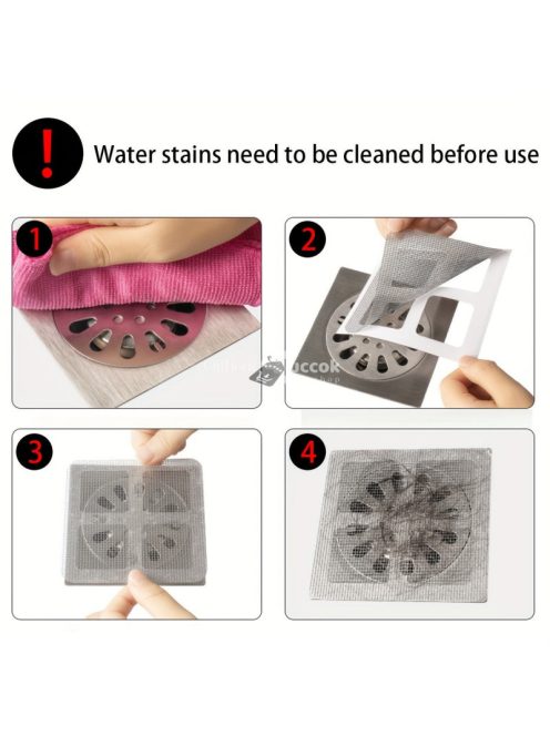 Padlóösszefolyó Szűrő 10 db