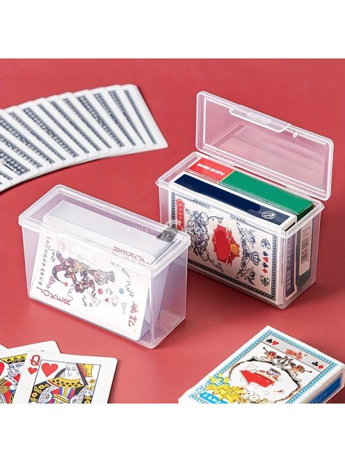 2db Átlátszó Kártyatartó Doboz