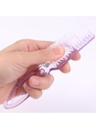 2 db/5 db Gyengéd körömkefe körömdísz portisztító portisztító kefe átlátszó műanyag nyéllel