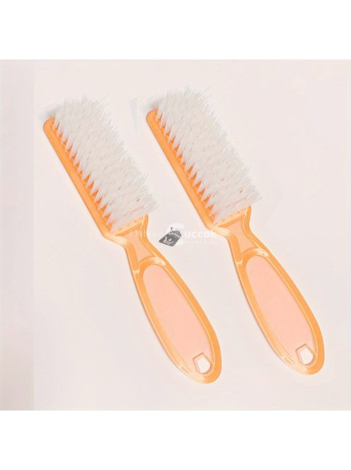 2 db/5 db Gyengéd körömkefe körömdísz portisztító portisztító kefe átlátszó műanyag nyéllel