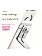 Ezüst, Rozsdamentes, U Alakú Körömvégek Körömvágó, Élvágók, Műkörömvágás Kerek/négyzet Alakú Műkörömcsúcsokhoz