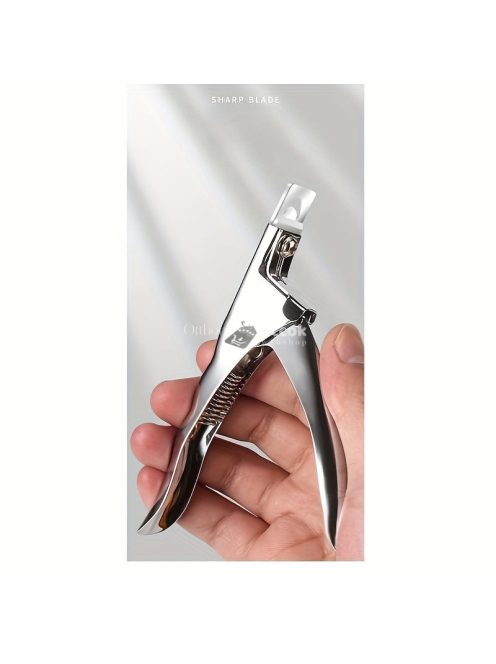 Ezüst, Rozsdamentes, U Alakú Körömvégek Körömvágó, Élvágók, Műkörömvágás Kerek/négyzet Alakú Műkörömcsúcsokhoz