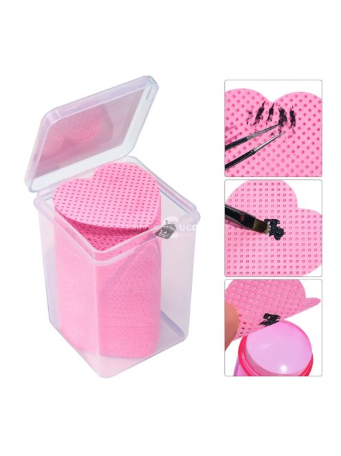 200db Körömtörlők Új köröm és szempilla tisztító termékek szempilla ragasztó tisztító pamut lap körömmosó pamut párna Köröm eltávolító pamut lapok manikűr pedikűr körömdíszítő eszköz