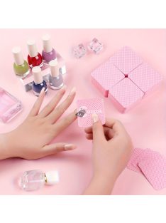   600db Körömtörlők, Körömlakk Eltávolító Párnák, Puha Körömtisztító Törlőkendők, Eltávolító Manikűr Eszköz