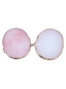 Art Nails kellékek Kerek gyanta achát kő köröm színpaletta gél lakk raklap keverő rajz festék lemez alátét