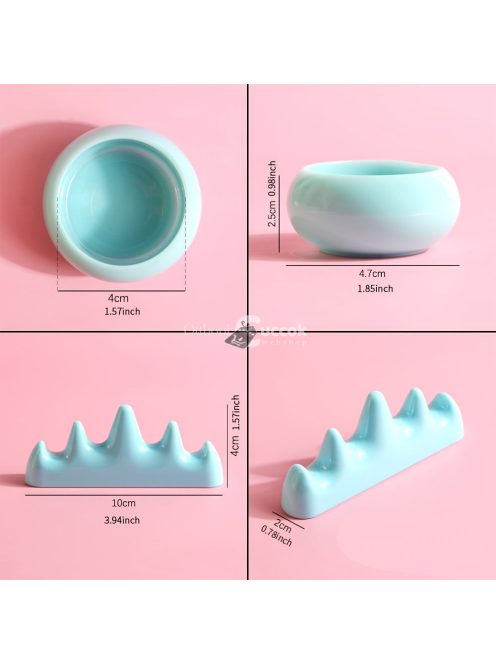 Új Nail Art Pen mosópohár és tartó, Körömtisztító pohár, Kényelmes Nail Art Pen ecsettartó, Körömjavító eszköz