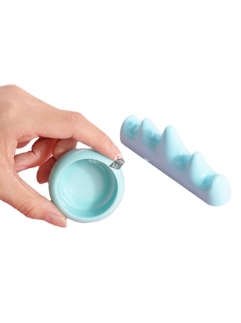 Új Nail Art Pen mosópohár és tartó, Körömtisztító pohár, Kényelmes Nail Art Pen ecsettartó, Körömjavító eszköz