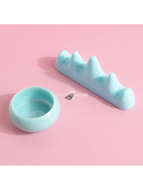 Új Nail Art Pen mosópohár és tartó, Körömtisztító pohár, Kényelmes Nail Art Pen ecsettartó, Körömjavító eszköz