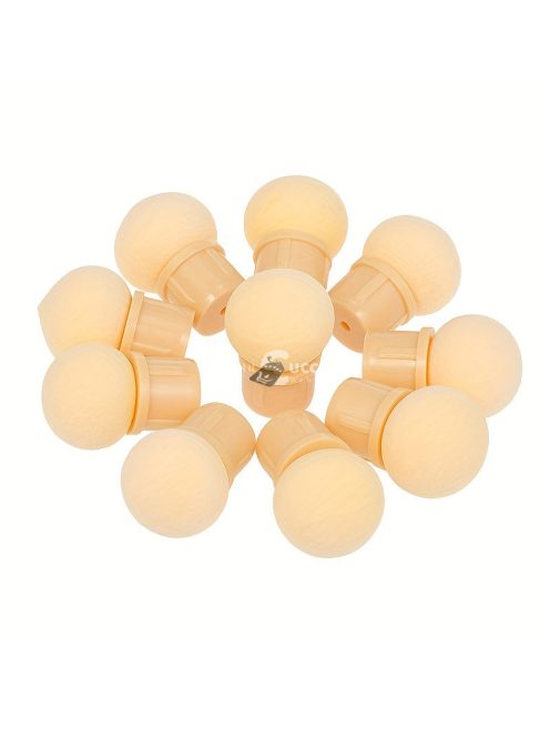 10 db puha és kerek fokozatos csere körömlakk szivacsfej az egyszerű manikűrhöz és barkácsoláshoz