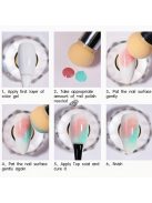 10 db puha és kerek fokozatos csere körömlakk szivacsfej az egyszerű manikűrhöz és barkácsoláshoz