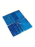 4db Nail Art bélyegzősablonok manikűr eszközkészlet 4db körömbélyegző lemezek otthoni szalon használatra