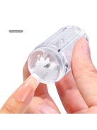 Fekete körömlakk bélyegző készlet kaparóval - Egyszerű barkács manikűr eszköz a professzionális eredményekért