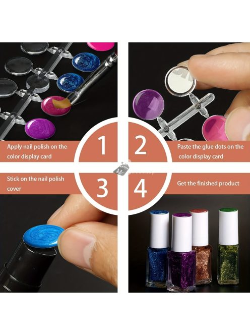 120 db átlátszó körömdíszítő tipp – tökéletes körömlakk képzéshez és gyakorló színes megjelenítéshez