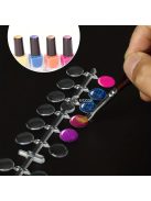 120 db átlátszó körömdíszítő tipp – tökéletes körömlakk képzéshez és gyakorló színes megjelenítéshez