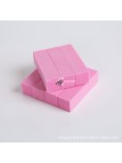 10db Rózsaszín fehér csiszoló csiszoló reszelők Blokk pedikűr manikűr ápoló szivacs körömdíszítő puffer csiszoló polírozás sértetlen körömdíszítő eszközök