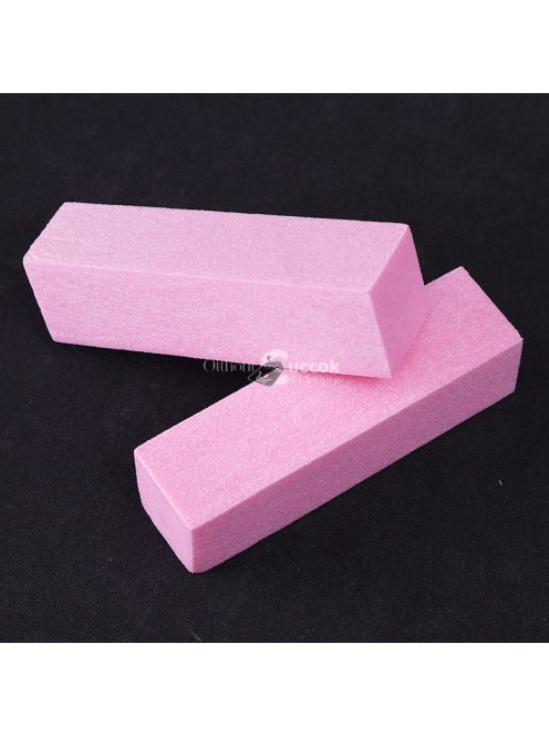 10db Rózsaszín fehér csiszoló csiszoló reszelők Blokk pedikűr manikűr ápoló szivacs körömdíszítő puffer csiszoló polírozás sértetlen körömdíszítő eszközök