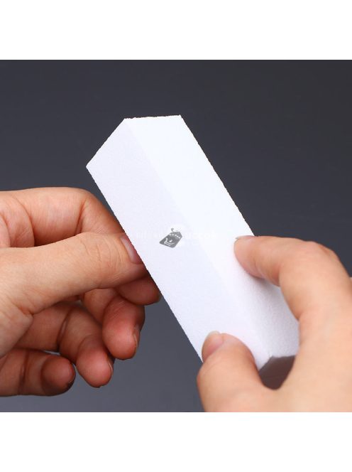 10db Rózsaszín fehér csiszoló csiszoló reszelők Blokk pedikűr manikűr ápoló szivacs körömdíszítő puffer csiszoló polírozás sértetlen körömdíszítő eszközök