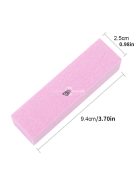 10db Rózsaszín fehér csiszoló csiszoló reszelők Blokk pedikűr manikűr ápoló szivacs körömdíszítő puffer csiszoló polírozás sértetlen körömdíszítő eszközök