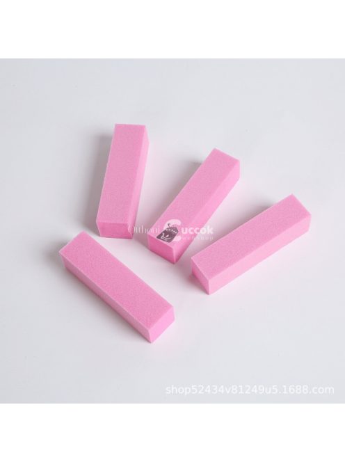 10db Rózsaszín fehér csiszoló csiszoló reszelők Blokk pedikűr manikűr ápoló szivacs körömdíszítő puffer csiszoló polírozás sértetlen körömdíszítő eszközök