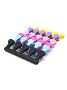   20 db Szív alakú körömdíszítő lábujjleválasztók - Soft Gel UV Beauty Tools professzionális manikűrhöz és pedikűrhöz