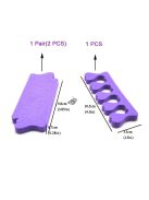 20 db Szív alakú körömdíszítő lábujjleválasztók - Soft Gel UV Beauty Tools professzionális manikűrhöz és pedikűrhöz