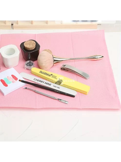 20db Nail Art asztali szőnyeg eldobható tiszta párnák körömápoláshoz gél lakk vízálló terítők manikűr eszköz kiegészítők