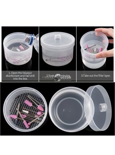  Nail Soaking Bowl Hand Spa Bowl Gél Lakk Eltávolító Tál Manikűr Körömdíszítő Gél Eltávolító Eszköz Barkácsszalonhoz Otthon