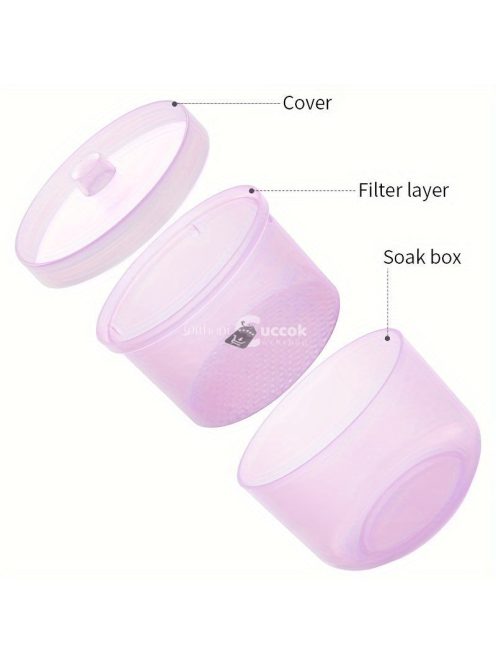 Nail Soaking Bowl Hand Spa Bowl Gél Lakk Eltávolító Tál Manikűr Körömdíszítő Gél Eltávolító Eszköz Barkácsszalonhoz Otthon