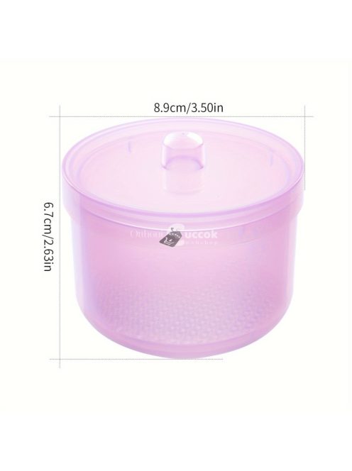 Nail Soaking Bowl Hand Spa Bowl Gél Lakk Eltávolító Tál Manikűr Körömdíszítő Gél Eltávolító Eszköz Barkácsszalonhoz Otthon