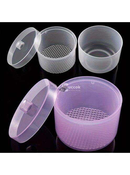 Nail Soaking Bowl Hand Spa Bowl Gél Lakk Eltávolító Tál Manikűr Körömdíszítő Gél Eltávolító Eszköz Barkácsszalonhoz Otthon