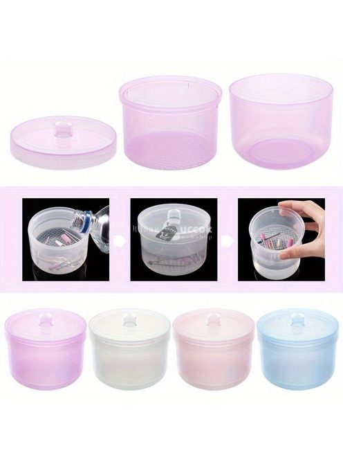 Nail Soaking Bowl Hand Spa Bowl Gél Lakk Eltávolító Tál Manikűr Körömdíszítő Gél Eltávolító Eszköz Barkácsszalonhoz Otthon