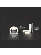 50 Db Körömlakk Színes Kijelzőkártya, Lakk UV Gél Színű Kijelző Körömdíszítő Gyűrű, Műkörömcsúcsok