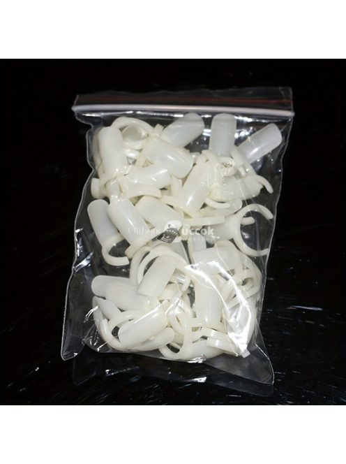 50 Db Körömlakk Színes Kijelzőkártya, Lakk UV Gél Színű Kijelző Körömdíszítő Gyűrű, Műkörömcsúcsok